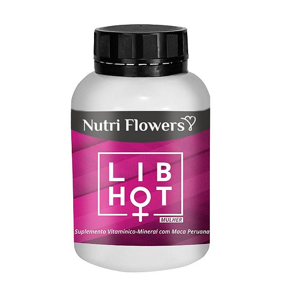 Lib Hot Mulher - 60 Capsulas Hot Flowers