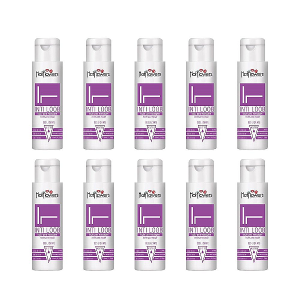 Loção Inti Loob Neutro 35ml - Kit c/10 Und Hot Flowers