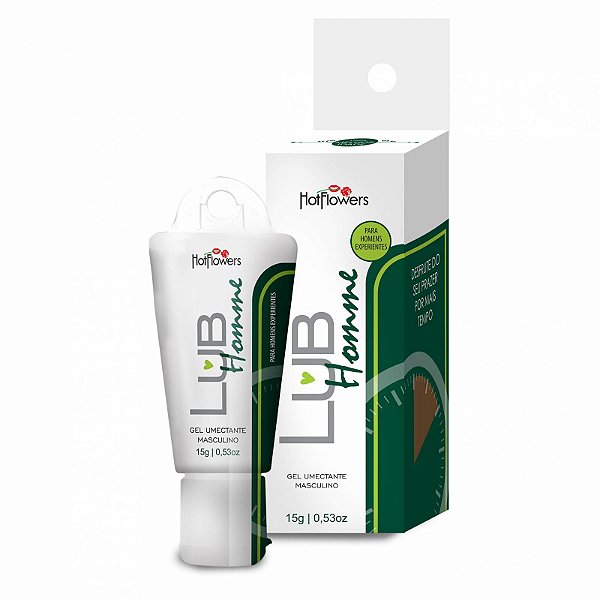 Lub Homme Gel Umectante Masculino Retarda e Prolonga  Hot Flowers