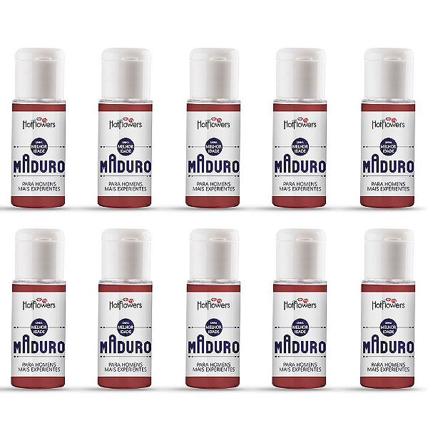 Maduro Linha Melhor Idade Para Homens Mais Experientes 13g Kit C/ 10 Und. Hot Flowers
