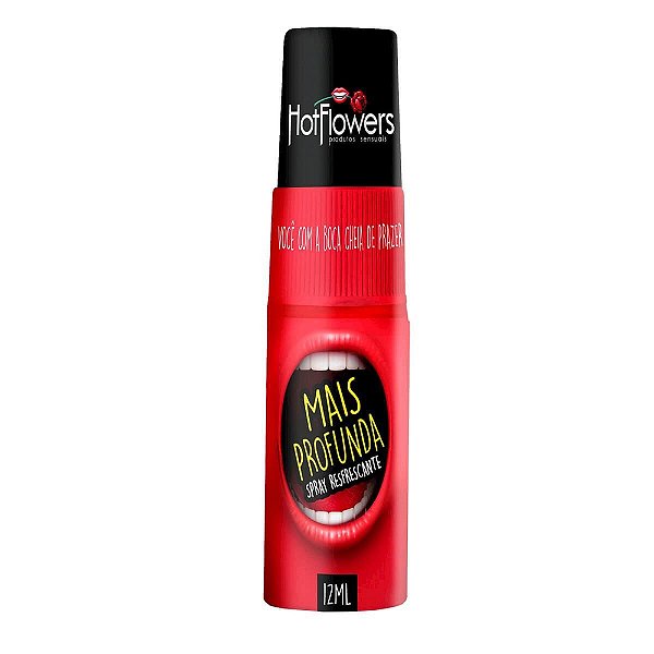 Mais Profunda - Spray Refrescante Para Sexo Oral - Hot Flowers