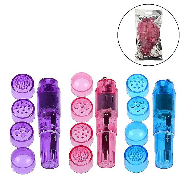 Mini Massageador com 4 Capas para Estimular o Clitóris