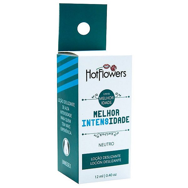 Melhor Intensidade Lubrificante 12ml Hot Flowers