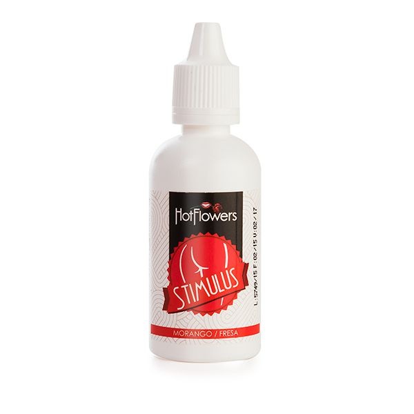 Óleo para Massagem Stimulus Morango 15ml Hot Flowers