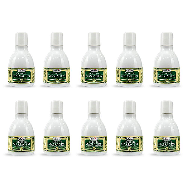Óleo para Massagem Ylang Ylang com Algodão 40g- Kit c/10 Und Hot Flowers