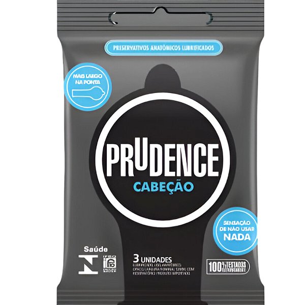 Preservativo Prudence Cabeção 3 unidades
