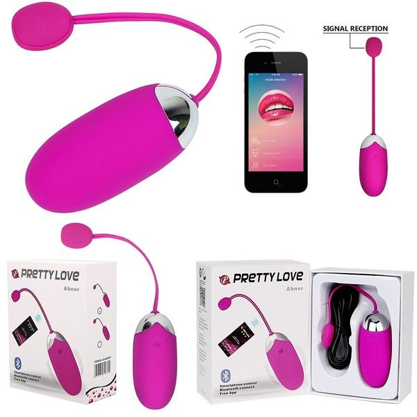 Pretty love Abner vibrador controle smartphone bluethoot