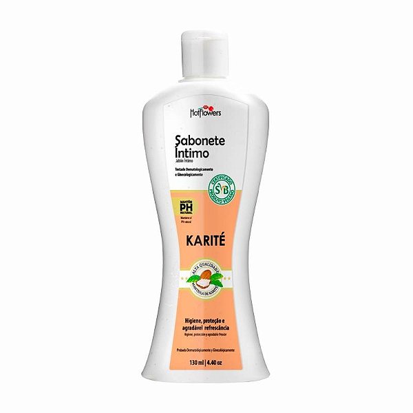 SABONETE LÍQUIDO ÍNTIMO MANTEIGA KARITÉ HIDRATA E REFRESCA 130ML