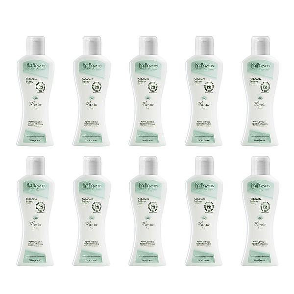 Sabonete Intimo Menta 130ml -  Kit c/10 Und