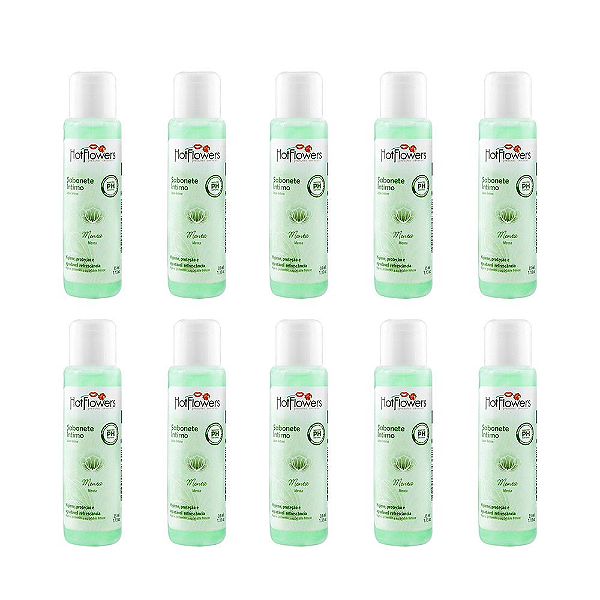 Sabonete Intimo Menta 35ml - Kit c/10 Und