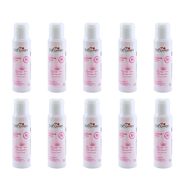 Sabonete Intimo Morango com Champanhe 35ml - Kit c/10 Und
