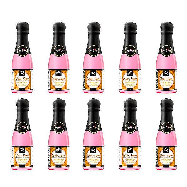 Sabonete Liquido Banho & Espuma - Morango com Champanhe - Kit c/10 Und