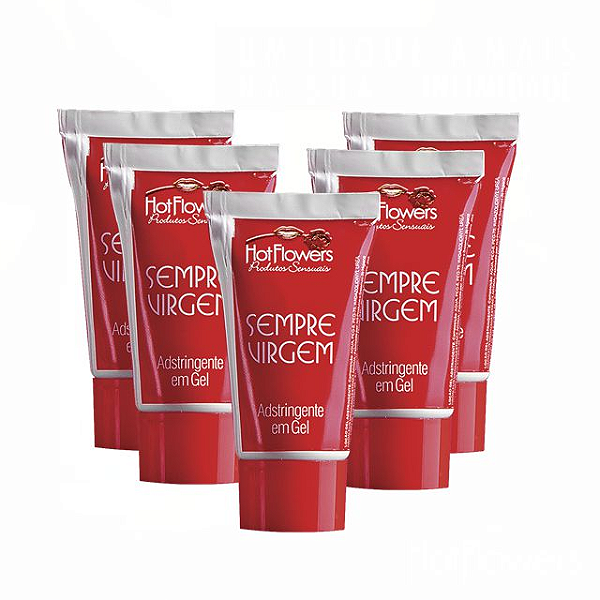 Sempre Virgem - Adstringente em Gel 25g Hot Flowers Embalagem c/ 10 unid