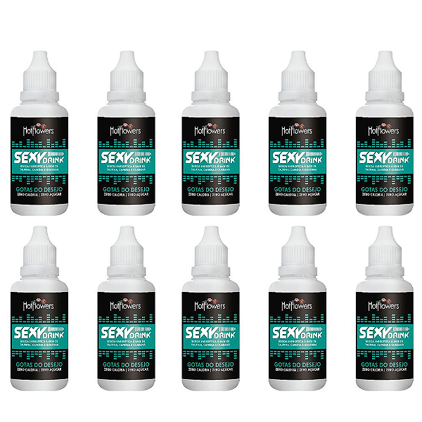Sexy Drink - Gotas do Desejo 15ML - Kit c/10 Und