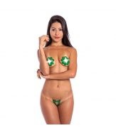 Tapa Sexo Karamela - Menta Formato Flor - Kit c/10 Und