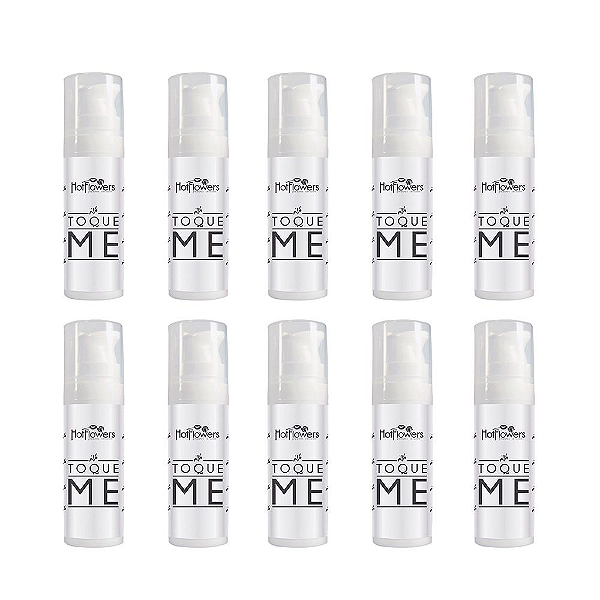 Toque Me Gel Hidratante em Silicone para Massagem 16g Hot Flowers - Kit c/10 Und