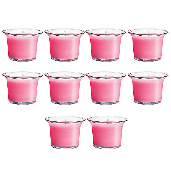 Vela Beijável Sexy Candy - Morango Com Champanhe 40g - Kit c/10 Und