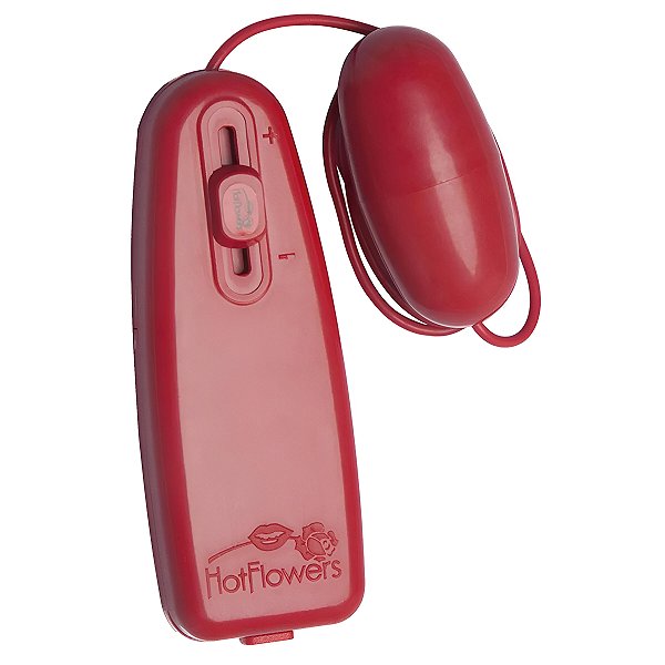 BULLET VIBRADOR E MASSAGEADOR  VERMELHO HOT FLOWERS