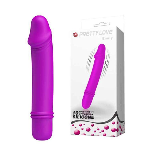 Vibrador em Formato de Pênis Emily - Pretty Love