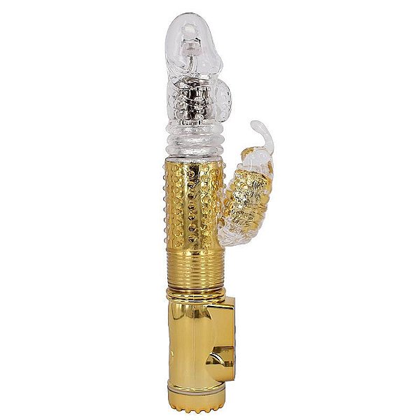 Vibrador Rotativo RECARREGÁVEL Vai e Vem 36 Níveis de Vibrações e 8 Rotações