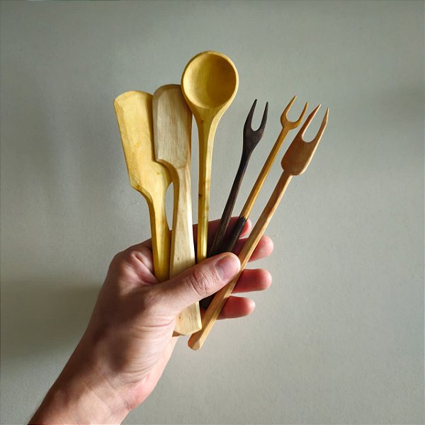 conjunto de utensílios