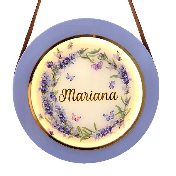 Kit Porta Maternidade │ Floral lavanda UV aro simples