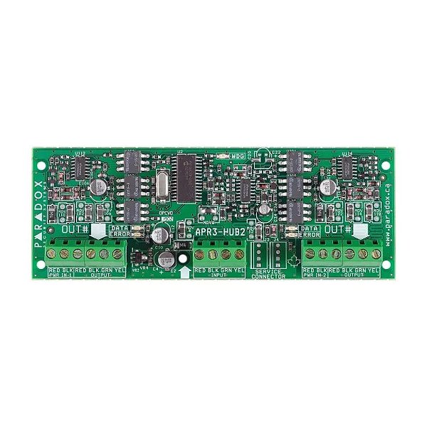 Hub2 Portas E Isolador Bus - Paradox