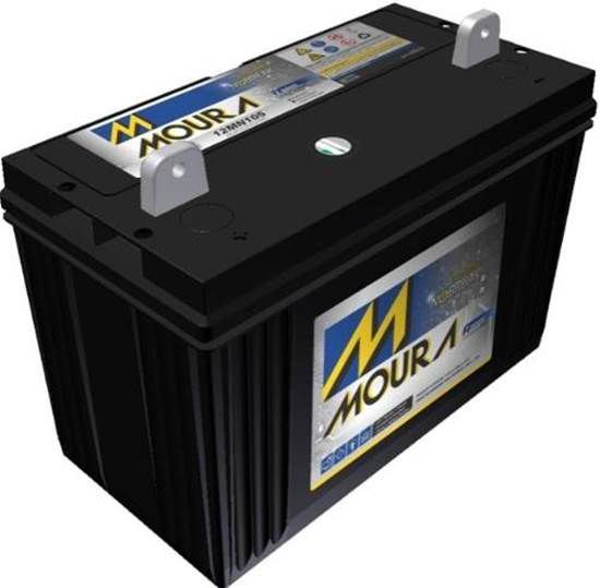 Bateria Estacionaria Externa 12V MN2000 105Ah P/ Nobreak - Moura