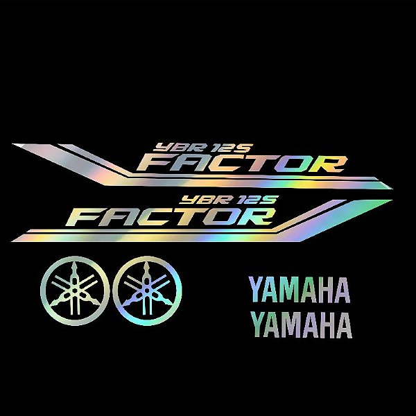 ADESIVO YAMAHA FACTOR 125 HOLOGRÁFICO
