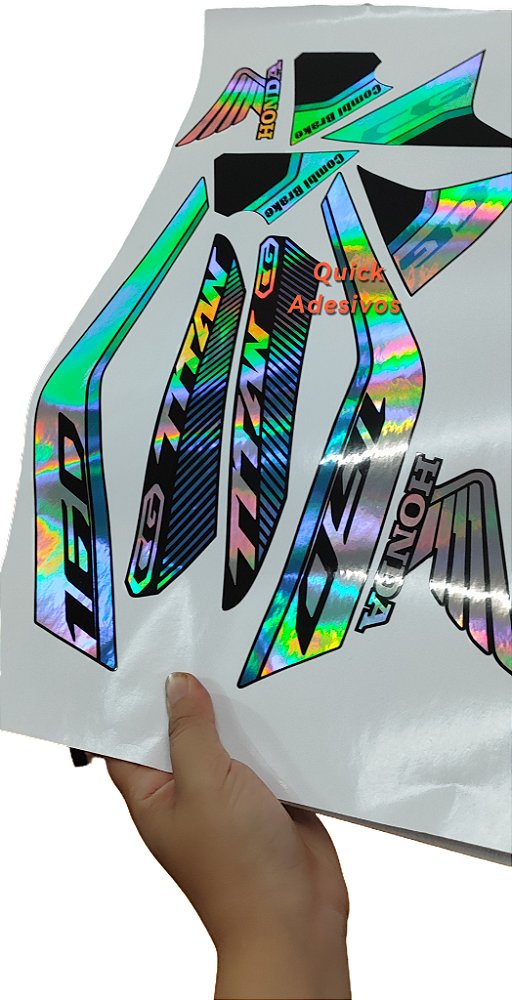 Adesivo Holográfico kit Titan 2022/2023