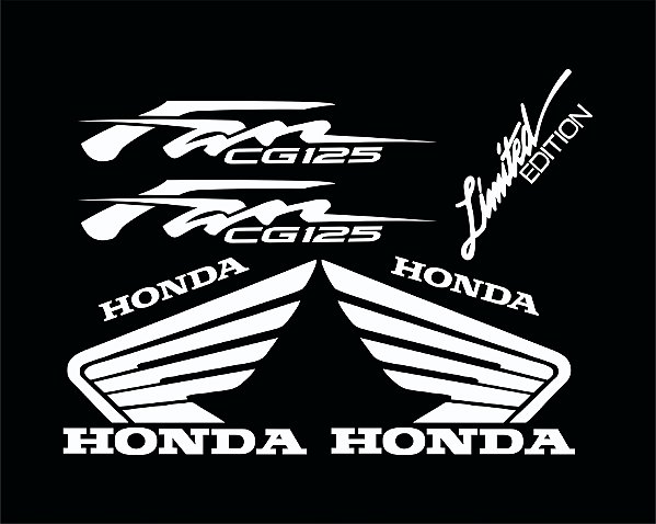 kit adesivos fan 125