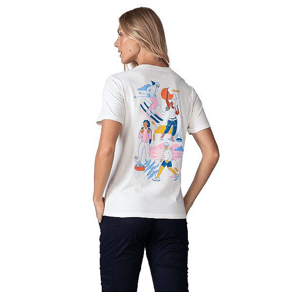 Camiseta Feminina Iwd Tee Branca The North Face