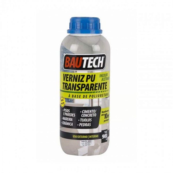 BAUTECH VERNIZ PU TRANSPARENTE 900ML