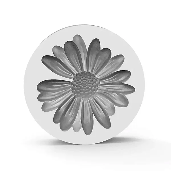 Molde de Silicone Margarida Com Furo