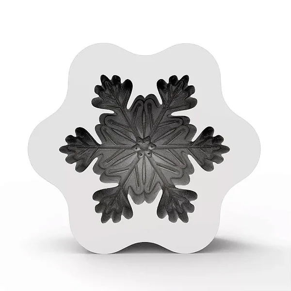 Molde de Silicone Floco de Neve