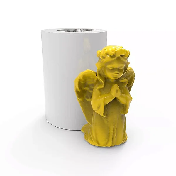Molde de Silicone Anjinho Orando
