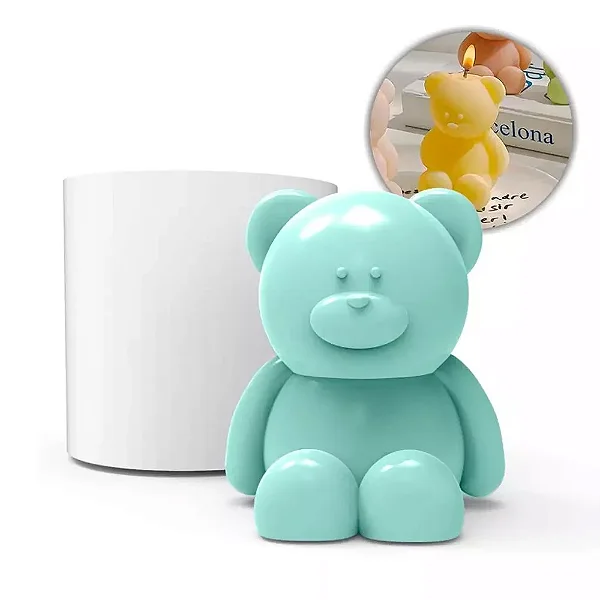Molde de Silicone Urso Lembrancinha