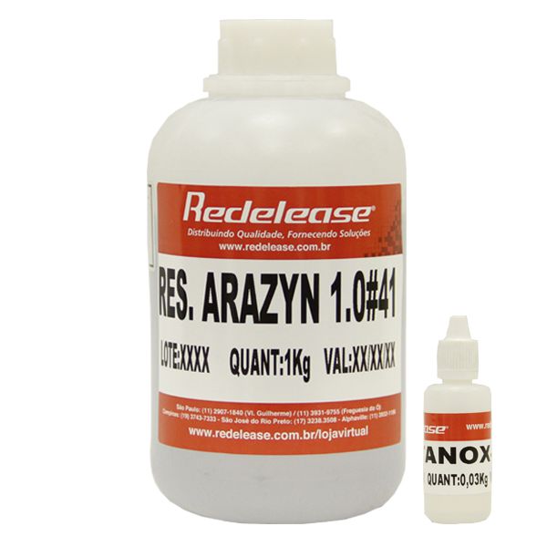 Resina: Cristal com Proteção UV (Com Catalisador) [1,030 Kg]