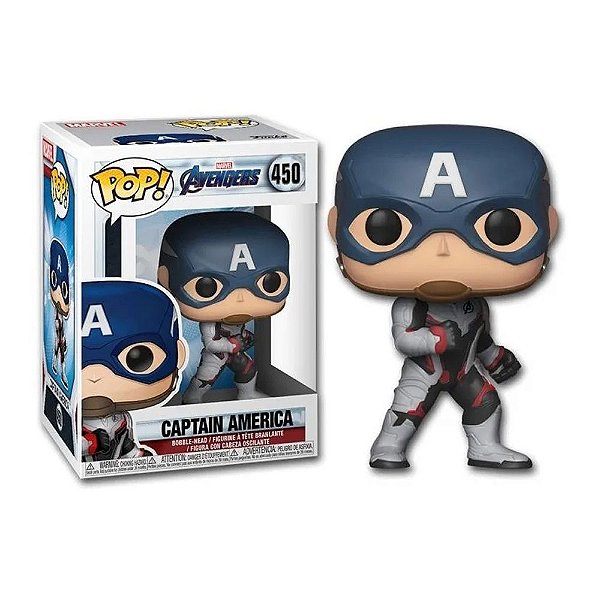Boneco Funko Pop The Avengers 4 - Captain America 450