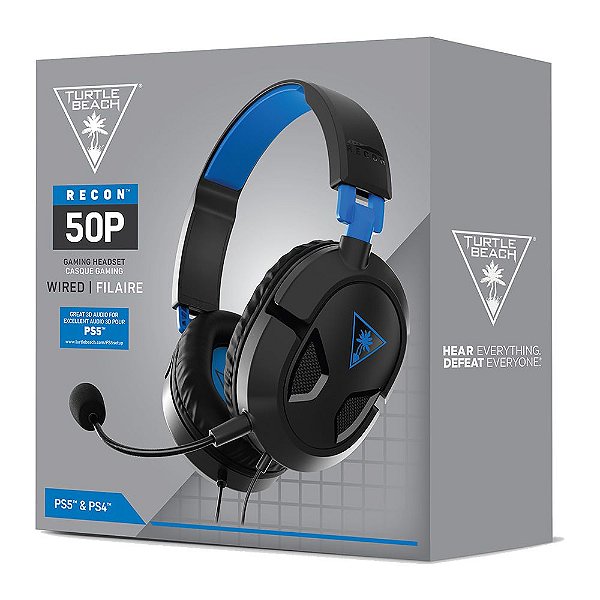 Headset Turtle Beach Recon 50P - PS4/Ps5/Xbox One/PC/Switch