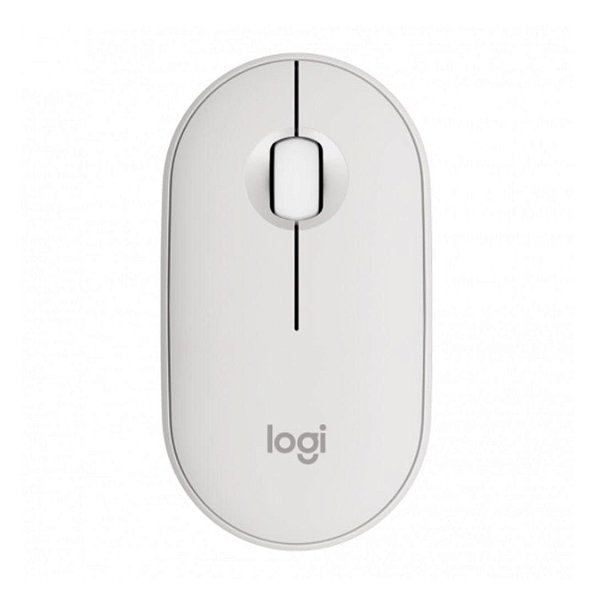 Mouse Sem Fio Bluetooth Logitech Pebble Mouse 2 M350s Branco