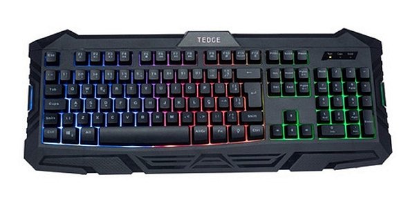 Teclado Gamer GH150 Anti-ghosting E Iluminação Led Rainbow Tedge