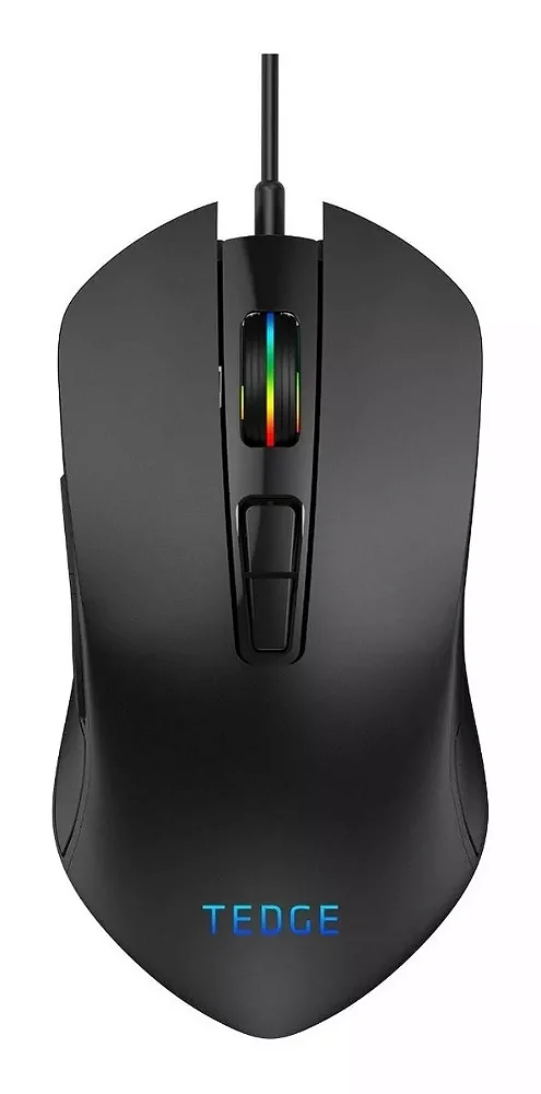 Mouse Gamer 4800dpi Led Com Fio 500hz 7 Botões Tedge ML-GMH48