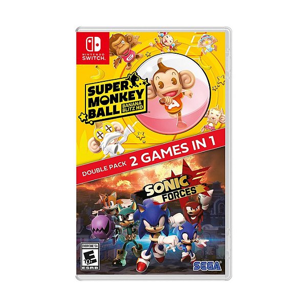Sonic Forces + Super Monkey Ball Banana Blitz Double Pack - Nintendo Switch