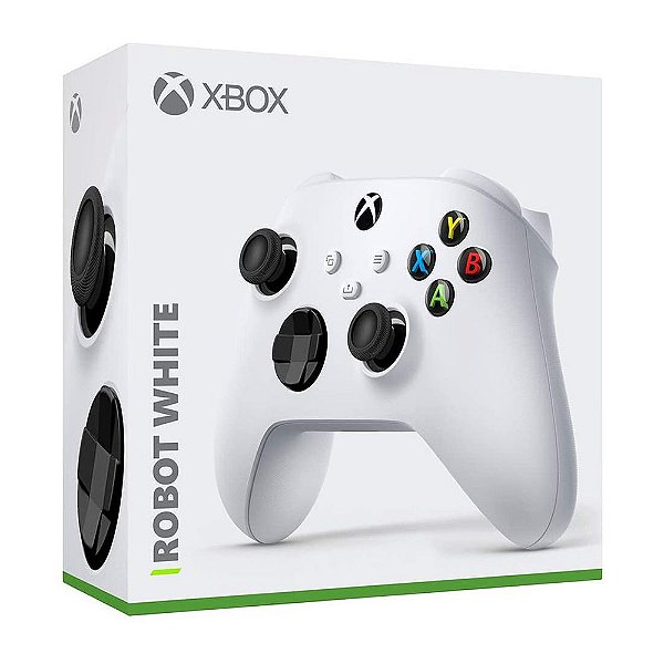 Controle Microsoft Sem Fio Xbox One Series Robot White