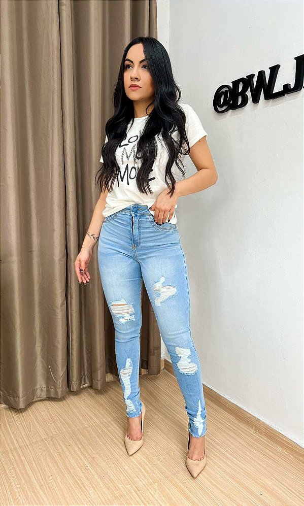 Calça Jeans Skinny