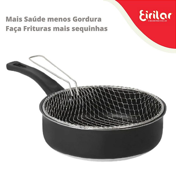 Fritadeira Antiaderente Eirilar mais saúde menos gordura