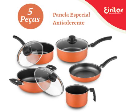 Santiago 5 Peças Conjunto Antiaderente