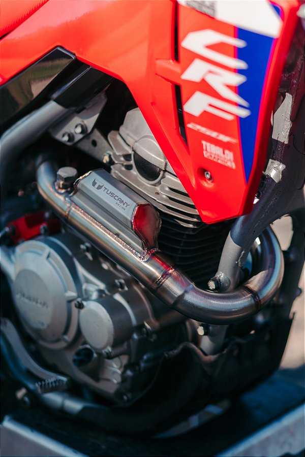 ESCAPAMENTO TUSCANY RACING THE BIGGEST P/ CRF 300F | AÇO INOX 304 E ALUMÍNIO
