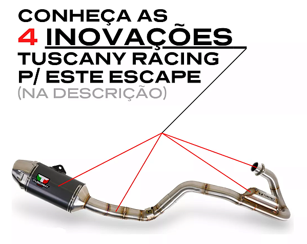 ESCAPAMENTO TUSCANY RACING P/ KLX 230RS | AÇO INOX 304 E ALUMÍNIO